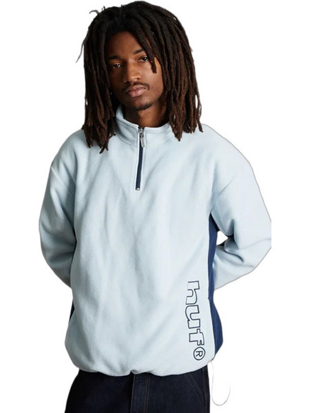 Huf Basecamp Ανδρικό Φούτερ Fleece Sky Blue FL00260-SKBLU