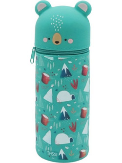 Sassi Munchy The Bear Κασετίνα Τιρκουάζ ST4977