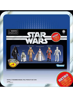 Hasbro Star Wars Retro Collection Σετ Φιγούρες Δράσης για 4+ Ετών
