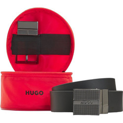 Hugo Boss Garet Ανδρική Ζώνη Δερμάτινη Μαύρη 50572826-002