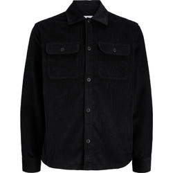 Jack & Jones Ανδρικό Πουκάμισο Κοτλέ Μακρυμάνικο Κανονική Γραμμή Χακί 12298657