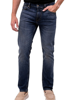 Guess Finnley Ανδρικό Τζιν Παντελόνι Ελαστικό Slim Εφαρμογή Navy Μπλε M6YAS2D1475-1TDB
