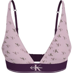Calvin Klein Μπουστάκι Push Up χωρίς Μπανέλα Ροζ LV00QF8703