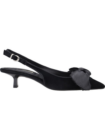 Corina Γόβες Slingback με Λεπτό Χαμηλό Τακούνι Μαύρες M6690