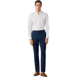 Hackett Ανδρικό Παντελόνι Chino Ελαστικό Slim Εφαρμογή Navy Μπλε HM2100147R