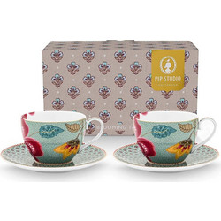 Pip Studio Blooming Σετ Κούπες Πορσελάνης 300ml 2τμχ