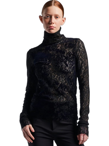 High Γυναικείο Χειμερινό Top Μαύρο S5227117532-199