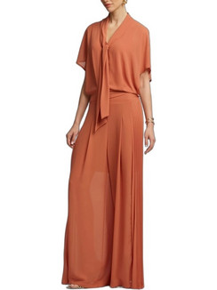 Lynne Γυναικείο Καλοκαιρινό Top Πορτοκαλί 0056-0510000-361