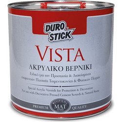 Durostick Vista Βερνίκι Επιφάνειας Πέτρας Διαλύτου Ματ 15lt