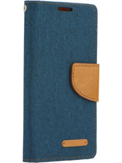Θήκη Βιβλίο Canvas Για Xiaomi Redmi Note 5 Καφέ
