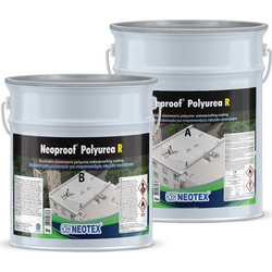 Neotex Neoproof Polyurea R Επαλειφόμενο Πολυουρεθανικό Στεγανωτικό Ταράτσας Λευκό 19kg