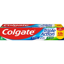 Colgate Triple Action Original Mint Οδοντόκρεμα για Λεύκανση & Ευαίσθητα Δόντια 75ml