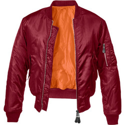 Brandit MA1 Ανδρικό Μπουφάν Bomber Μπορντό BD3149