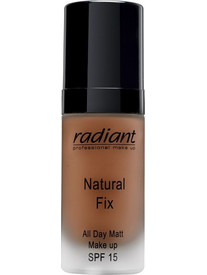 Radiant Natural Fix All Day Matt Liquid Make Up SPF15 10 Chocolate 30ml
