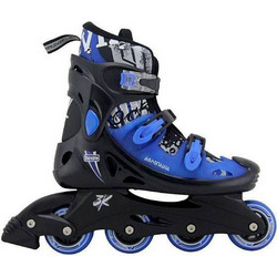 Αθλοπαιδιά Inline Αυξομειούμενα Rollers Ενηλίκων Μαύρα Μπλε 2.1011