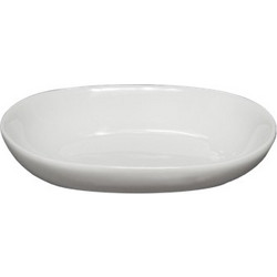 Σετ 6 δίσκοι βουτύρου πορσελάνης 11.5x8cm c49875