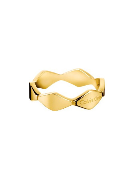 Calvin Klein Γυναικείο Δαχτυλίδι από Ατσάλι Χρυσό KJ5DJR1001