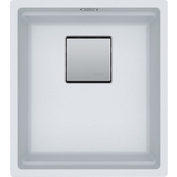 Franke Kubus 2 KNG 110-37 Υποκαθήμενος Νεροχύτης Γρανίτη Polar White 41x46cm