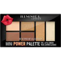 Rimmel Mini Power Eye, Lip & Cheek Palette 02 Sassy