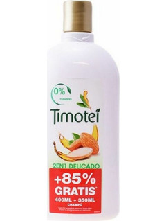 Timotei 2 σε 1 Απαλή Φροντίδα Έλαιο Αμυγδάλου Σαμπουάν & Conditioner 750ml
