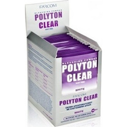 Farcom Polyton Clear Λευκή Ντεκαπάζ 15gr