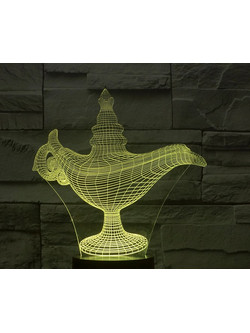 3D LED λάμπα νυχτός - Λυχνάρι