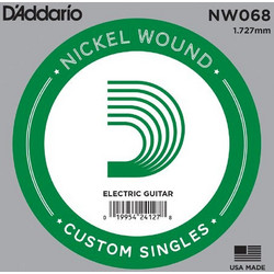 D'Addario NW068 Χορδή Ηλεκτρικής Κιθάρας Nickel Plated Steel 68"