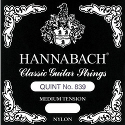 Hannabach 839 MT Quint Σετ 6 Χορδές Κλασικής Κιθάρας Nylon Medium Tension 1/2