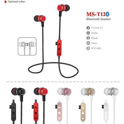 MAX MS-T12 Ακουστικά Bluetooth In Ear White