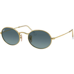 Ray-Ban RB3547 001/3M Γυαλιά Ηλίου Στρογγυλά Μεταλλικά Χρυσά με Μαύρο Degradee Φακό