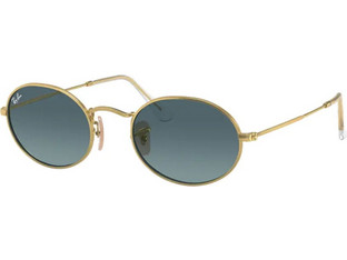 Ray-Ban RB3547 001/3M Γυαλιά Ηλίου Στρογγυλά Μεταλλικά Χρυσά με Μαύρο Degradee Φακό