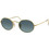 Ray-Ban RB3547 001/3M Γυαλιά Ηλίου Στρογγυλά Μεταλλικά Χρυσά με Μαύρο Degradee Φακό