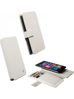 KRUSELL MALMO SLIDE ΘΗΚΗ UNIVERSAL LEATHER FLIPWALLET 2XL WHITE
