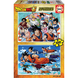 Παιδικό Puzzle Educa Dragon Ball 2x100 Κομμάτια