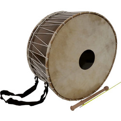 Musicland Παραδοσιακό Νταούλι 24" x 14" - Ζωικό Δέρμα