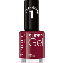 Rimmel London Super Gel By Kate 043 Venus Gloss Βερνίκι Νυχιών Μακράς Διαρκείας 12ml