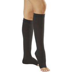 Anatomic Help 2333 Κάλτσες Διαβαθμισμένης Συμπίεσης Κλάση 2 Κάτω Γόνατος με Ανοιχτά Δάχτυλα Μαύρες