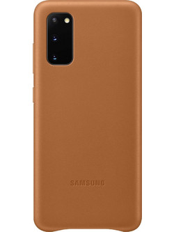 Samsung Leather Cover Brown (Galaxy S20)