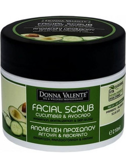 Donna Valente Cucumber & Avocado Peeling Προσώπου 210ml