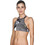 Arena Think Shiny Αθλητικό Γυναικείο Μαγιό Bikini Top Μαύρο Άσπρο 001111-506