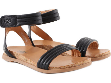 UGG Ethena Παιδικά Πέδιλα για Κορίτσι Μαύρα 1110935K-BLK