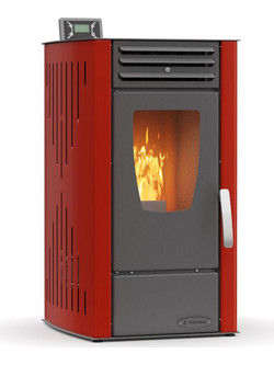 Thermiki Aero 6 Red Σόμπα Pellet Αερόθερμη 6kW