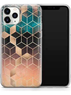 Θήκη iPhone 11 Pro Max Flexible TPU - Ombre Dream Cubes