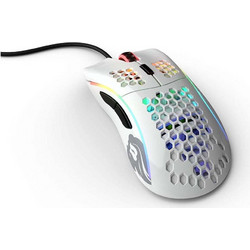 Glorious PC Gaming Race Model D Ενσύρματο Gaming Ποντίκι RGB 12000 DPI Glossy White