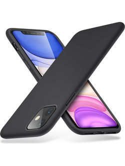 Θήκη Σιλικόνης Matt 1,2 mm Για Apple iPhone 12 Mini 5,4'' Μαύρο