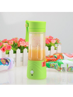 Επαναφορτιζόμενο Φορητό Blender για Smoothies & Χυμούς 3 σε 1 & Φορτιστής Κινητών