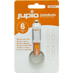 Jupio CableBuddy 6 in 1 Keyring Cable