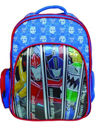 Paxos Transformers Σχολική Τσάντα Πλάτης Νηπιαγωγείου Μπλε Πολύχρωμη 151503