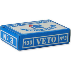Συνδετήρες Veto Νο 3 μεταλλικοί