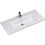 Tema Slim Ένθετος Νιπτήρας Μπάνιου Πορσελάνης 65x45x17.5cm Λευκός BEL065